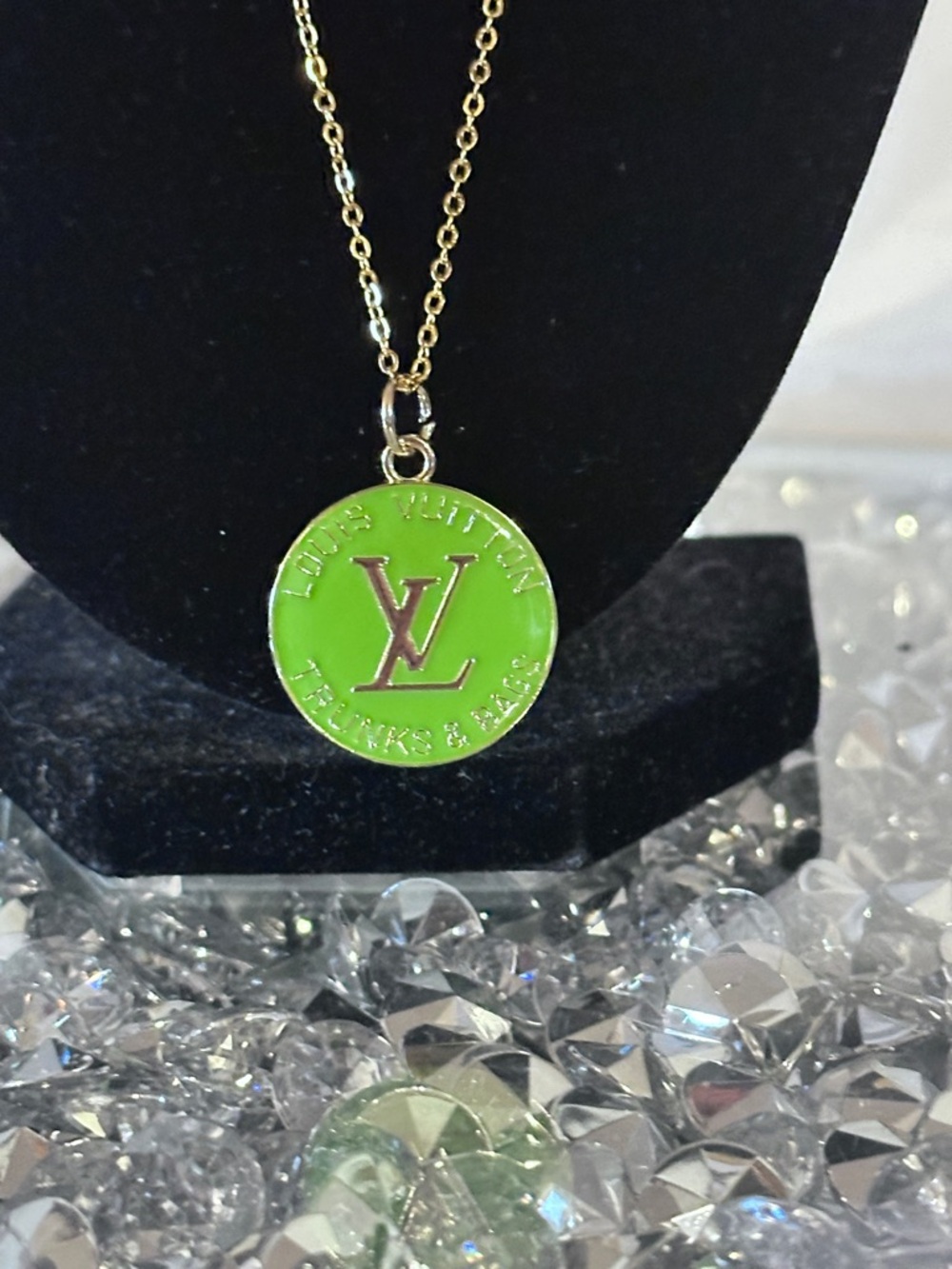 Upcycled Louis Vuitton "Trunks & Bags" charm - Picture 2 of 4